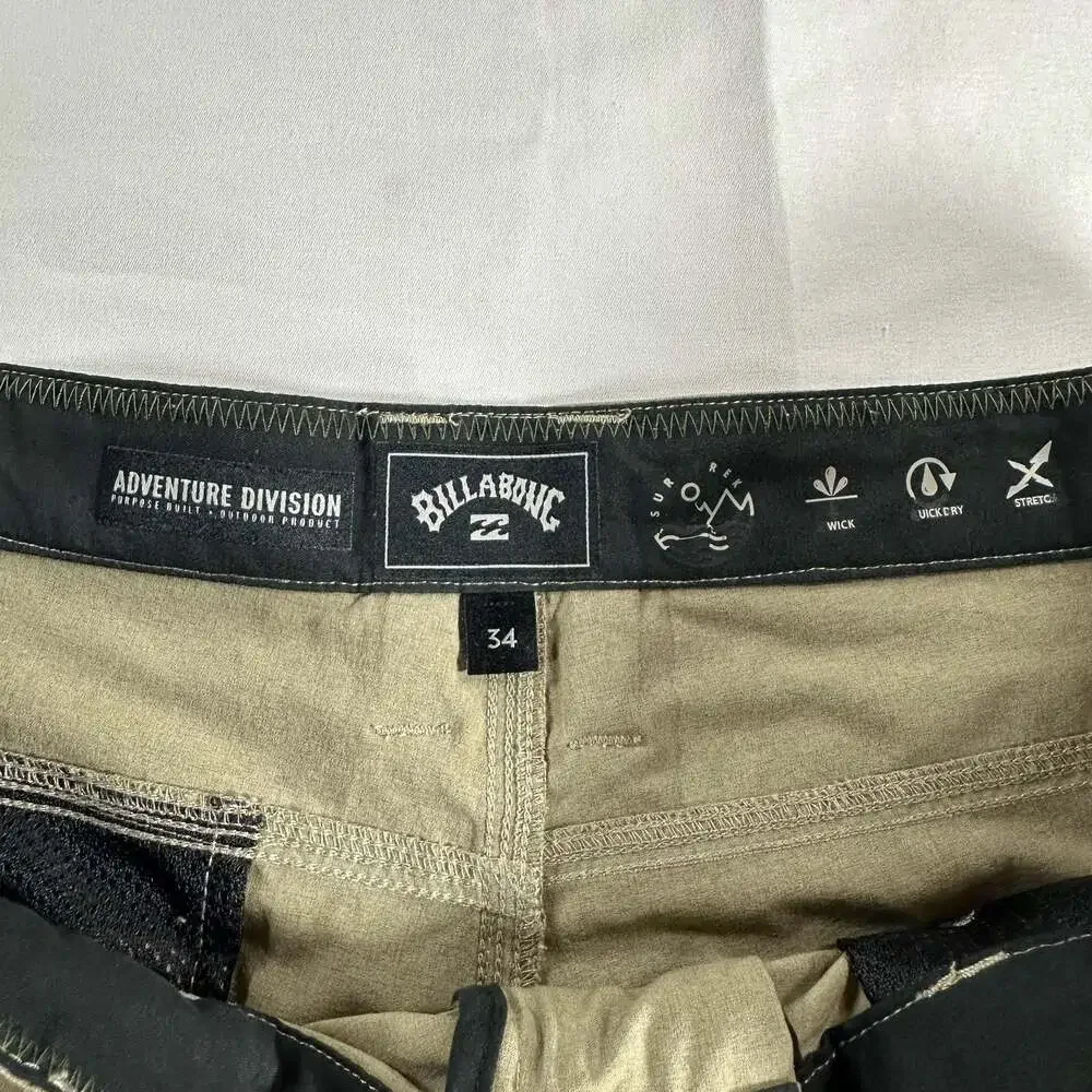 Billabong Adventure Division Surftrek Shorts Khaki Size 34